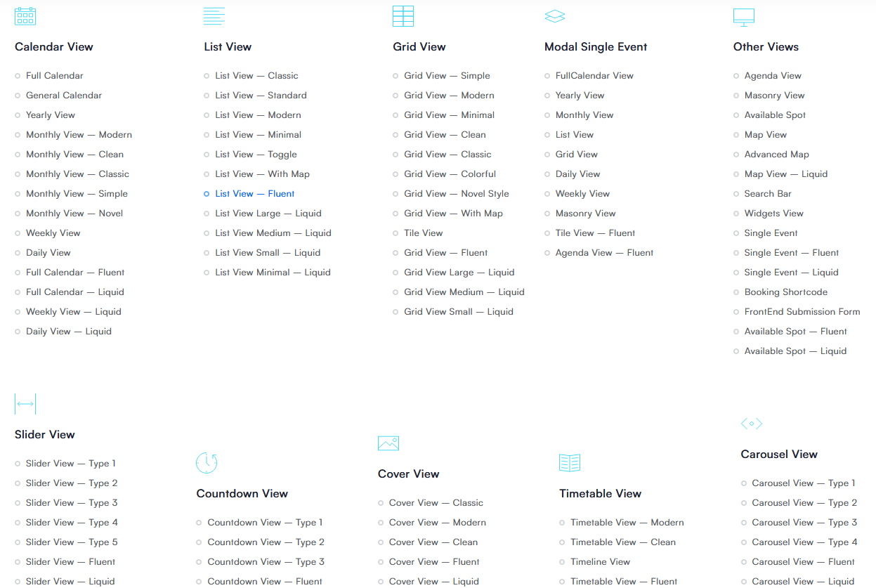 The Events Calendar vs. Modern Events Calendar 3