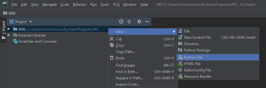 Run Python Scripts using an IDE