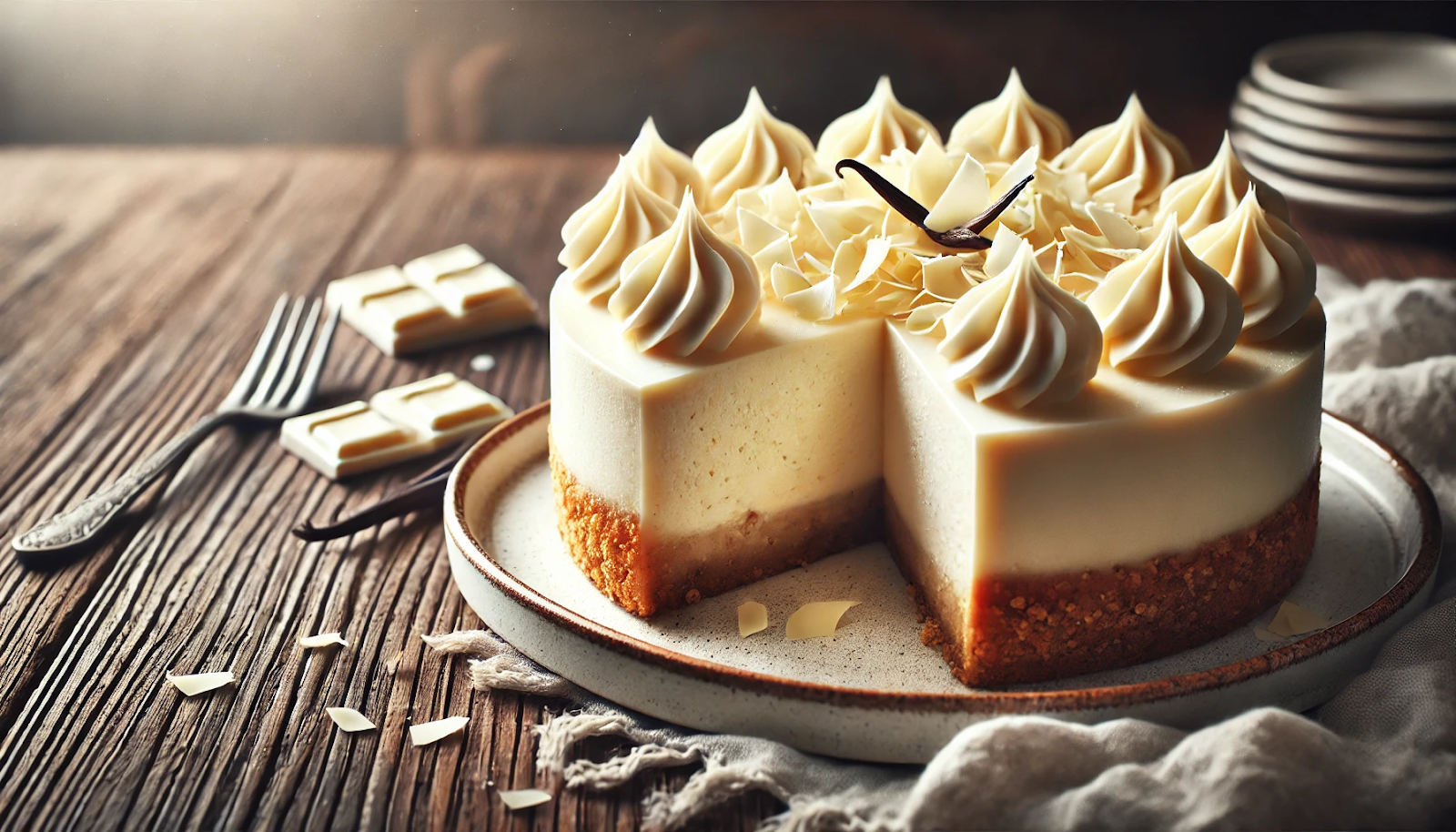 Vanilla Bean Blondie Cheesecake