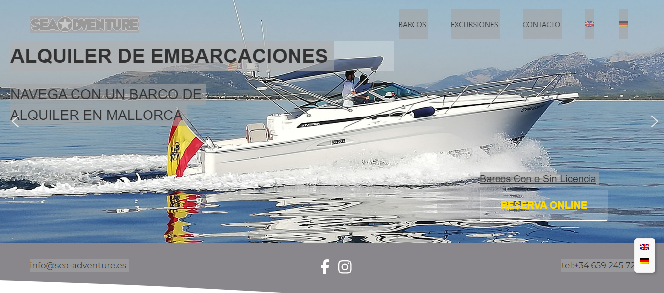 Alquiler de yates en Mallorca.
