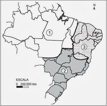 Resultado de imagem para divisão geoeconomica do brasil