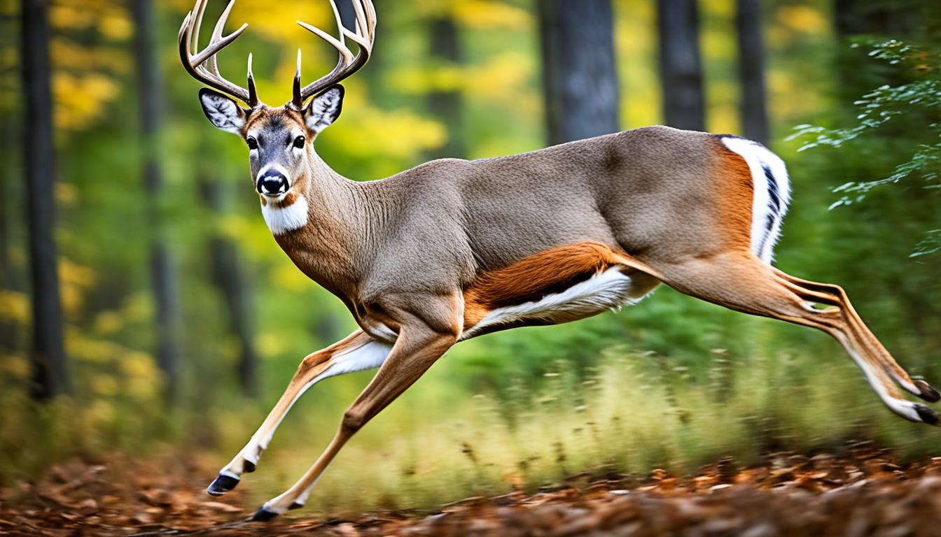 top speed of a whitetail deer