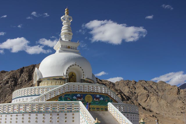 Shanti Stupa in Ladakh - Buddhist Monastic Architecture in Ladakh: Gompas and Stupas - image 4