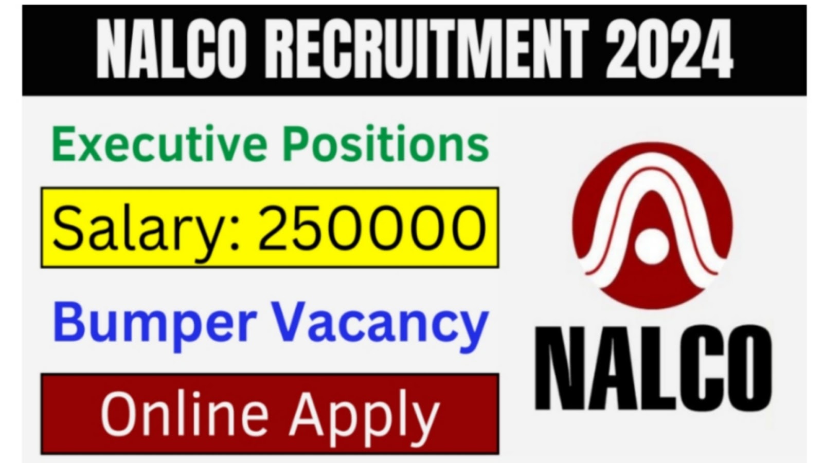 NALCO Recruitment 2024 in Telugu