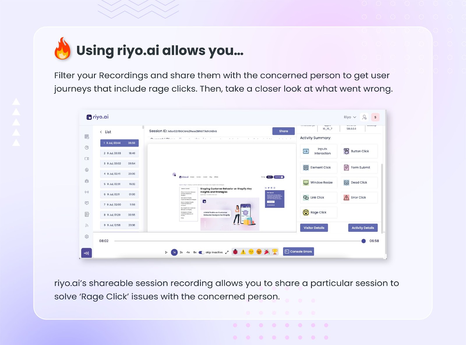 Use riyo.ai for advanced filter