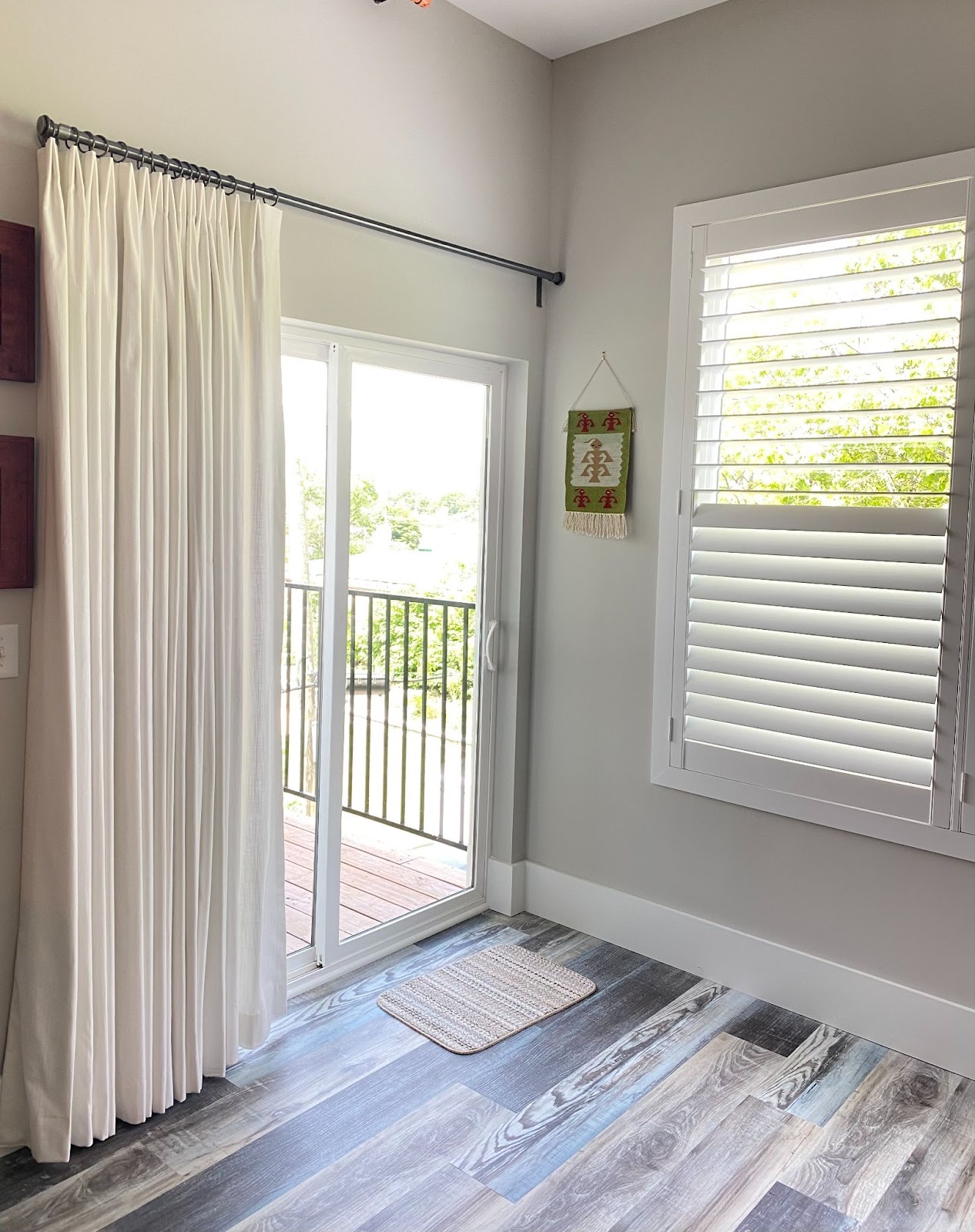 Custom curtains in the living room of a Chattanooga home