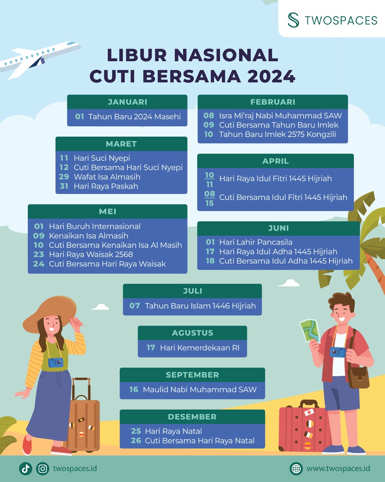 Libur Nasional dan Cuti Bersama 2024