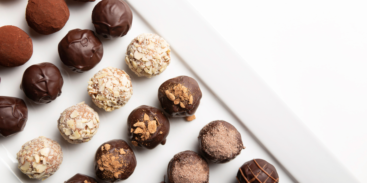 Dark Chocolate Champagne Truffles