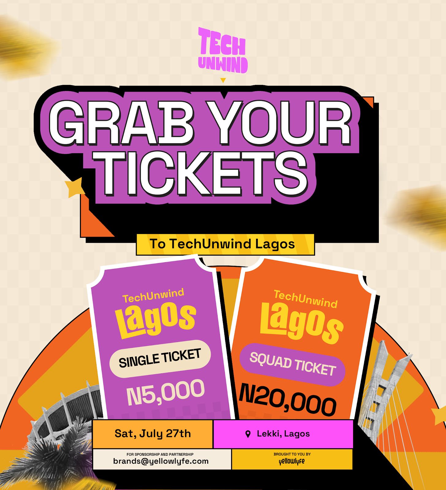 Fun, Networking & Tech: Everything you need to know about UnwindFest (TechUnwind) Lagos 5.0- powered by YellowLyfe