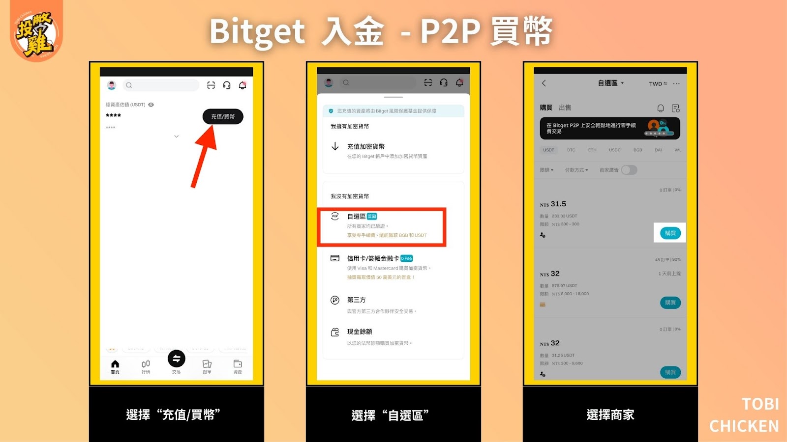 Bitget 交易所出入金教學：Bitget 入金教學、Bitget 出金詳細步驟