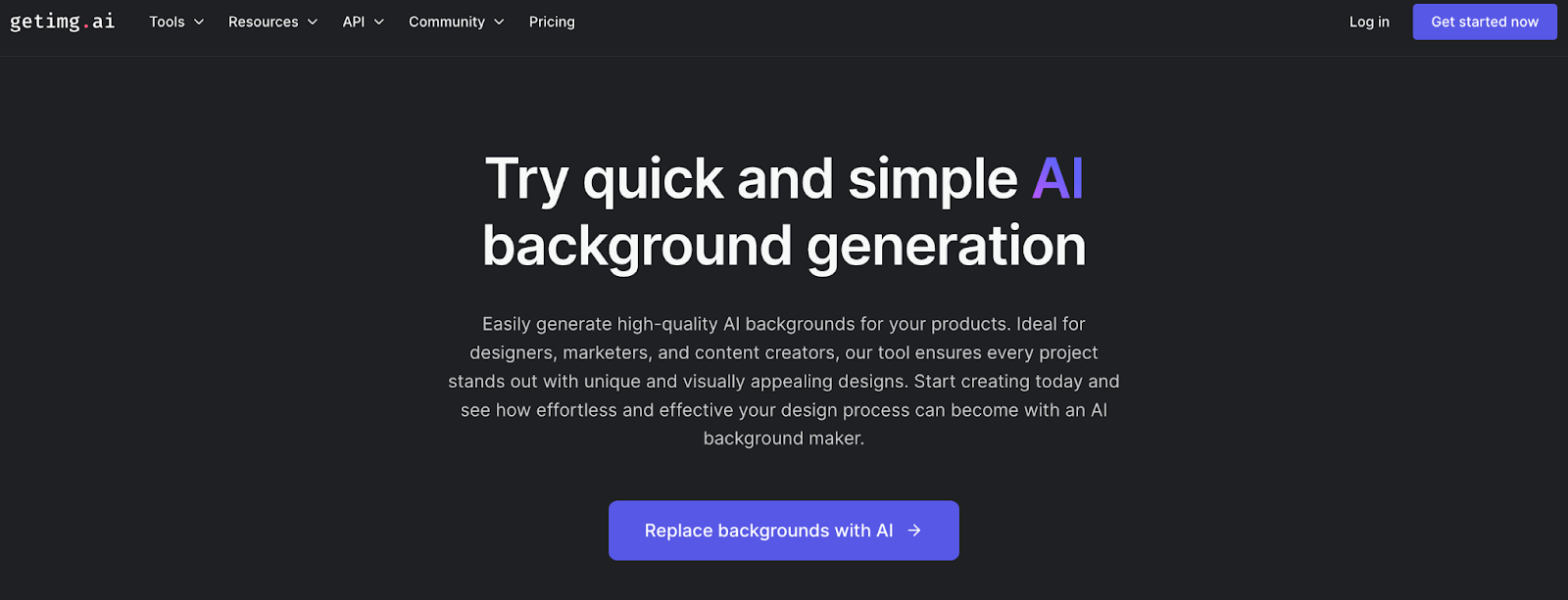 Getimg.ai AI Background Generator