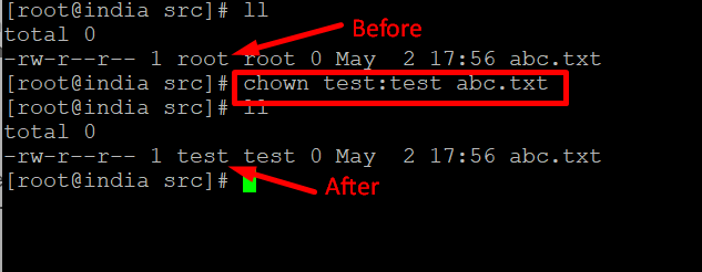 chown - Change File Owner and Group