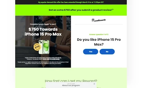 Product Reviewer - iPhone 15 Pro Max Bonus $750