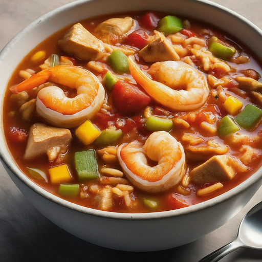 Chicken sausage jambalaya soup