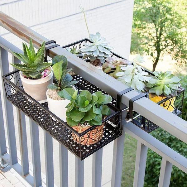 Apartment Door Plant Pot with Grill