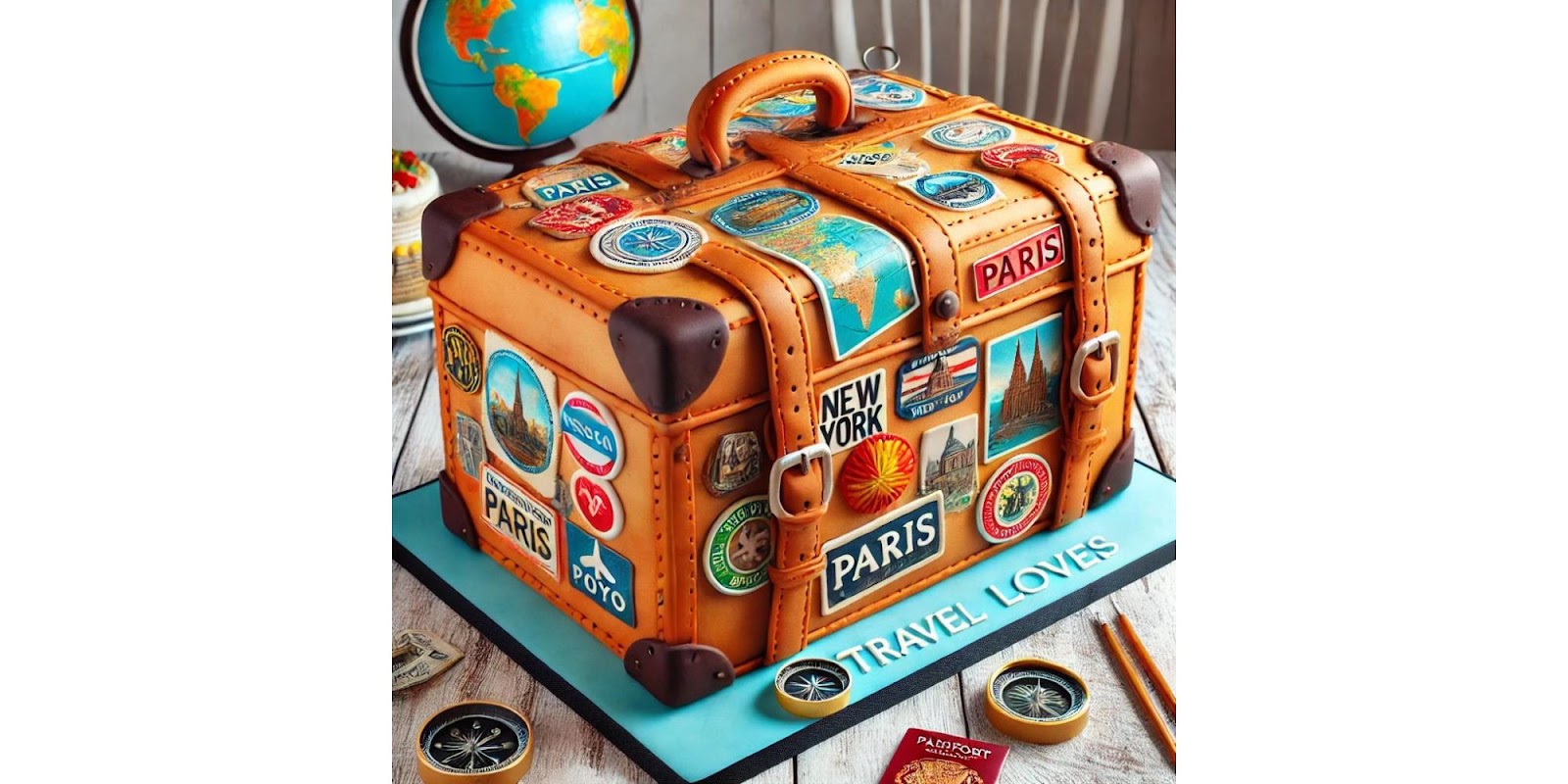 Suitcase Cake