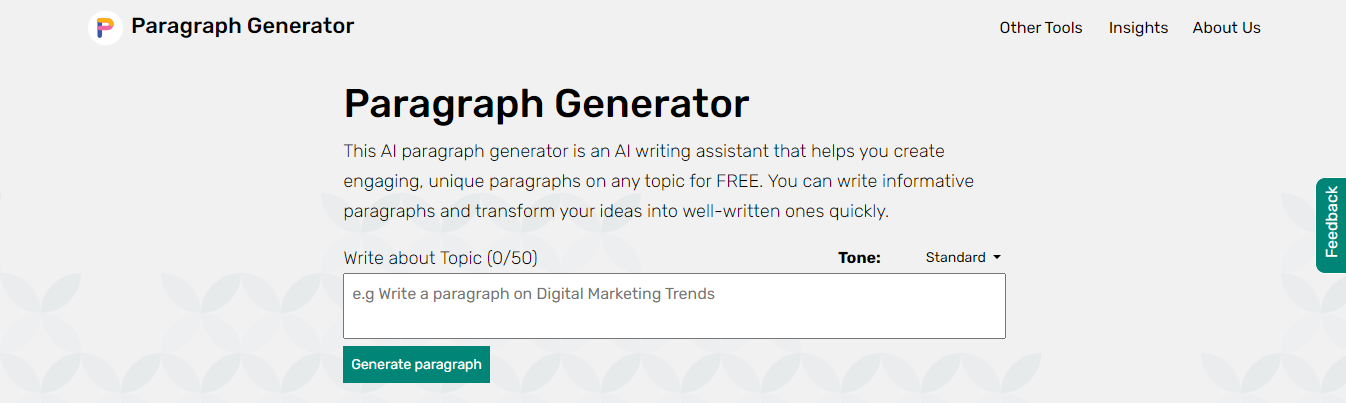 ParagraphGenerator.org