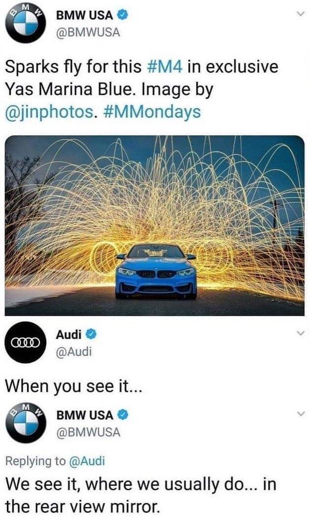 Example of good newsjacking from BMW