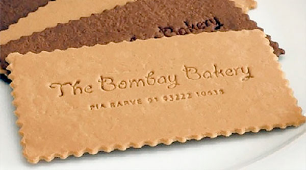 edible business card