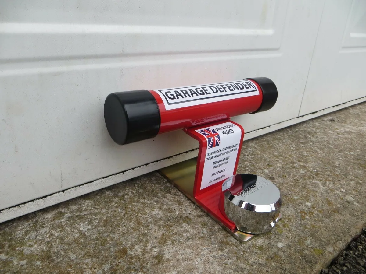 how to lock garage door from inside