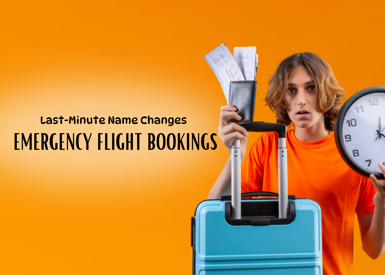 Last-Minute Name Changes and Emergency Flight Bookings