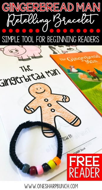 Gear up for Christmas in the classroom with this FREE Gingerbread Man emergent reader and retelling bracelet... the perfect addition to your Gingerbread Man activities and Christmas activities!