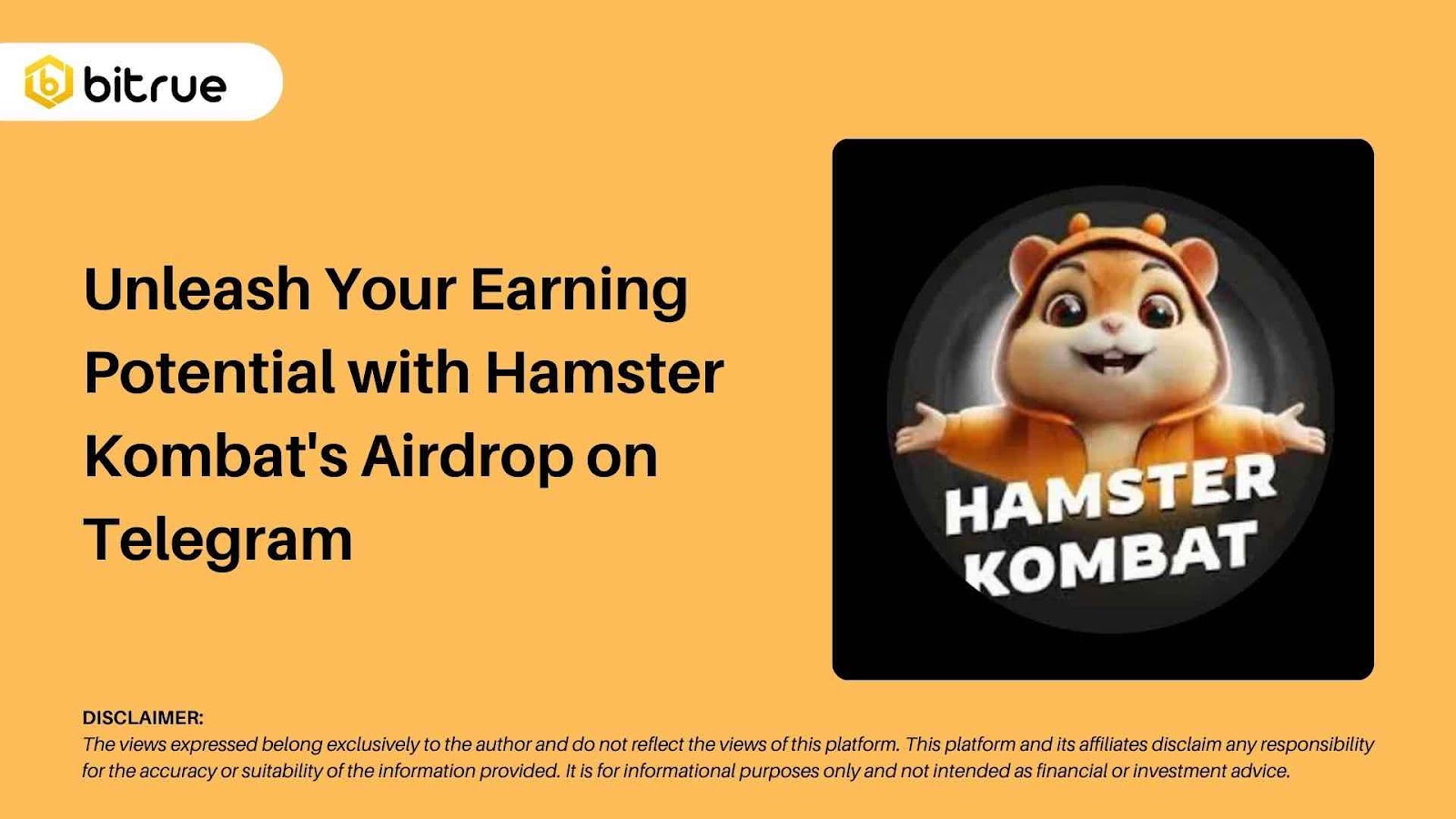 Раскройте свой потенциал заработка с помощью аирдропа Hamster Kombat в  Telegram – Bitrue FAQ