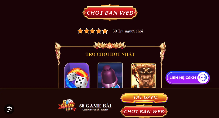 Hướng dẫn người chơi cách tải 68gamebai về máy