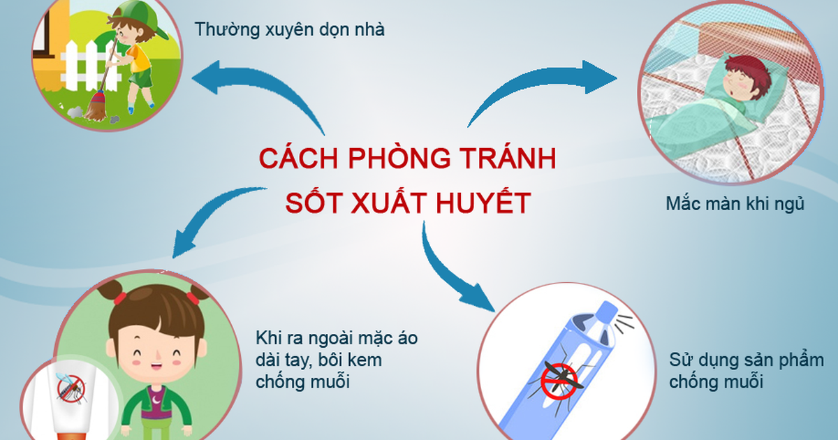 BIỆN PHÁP PHÒNG TRÁNH BỆNH SỐT XUẤT HUYẾT