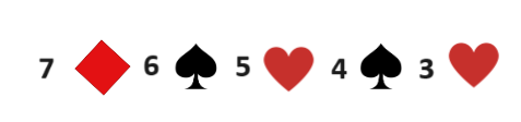 examples of straight poker hands