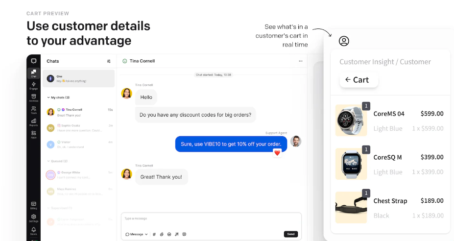 Intercom and Shopify - successful live chat integration