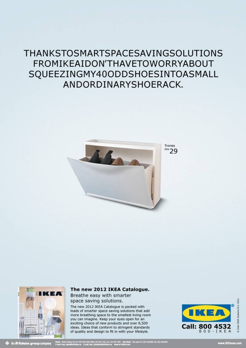 IKEA authentic ad design