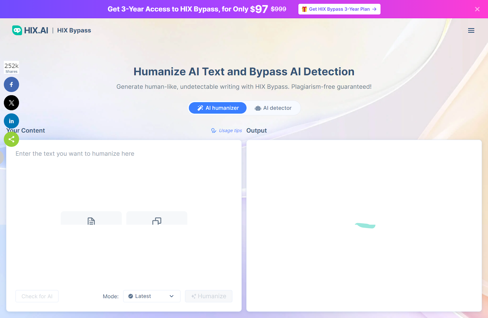 AI to Human Text Converter "HIX Bypass" 