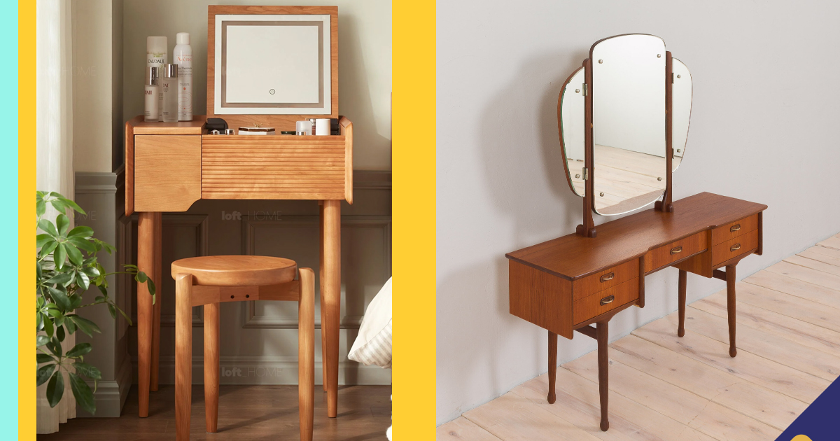 Scandinavian Wooden Dressing Tables
