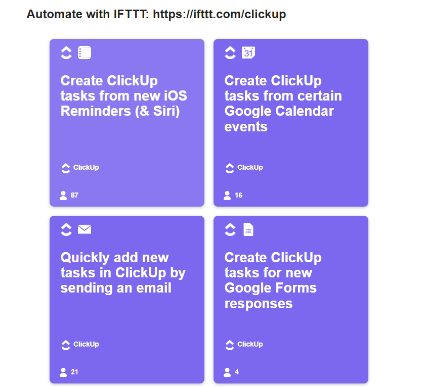 IFTTT's Scheduled Automations feature.