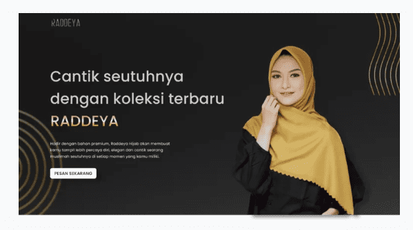 Contoh Copywriting di Landing Page