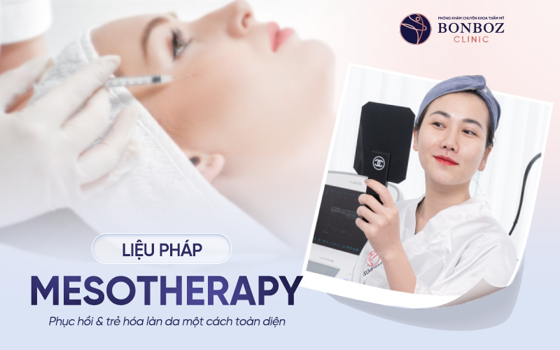 Liệu pháp Meso phục hồi và trẻ hóa làn da một cách toàn diện 