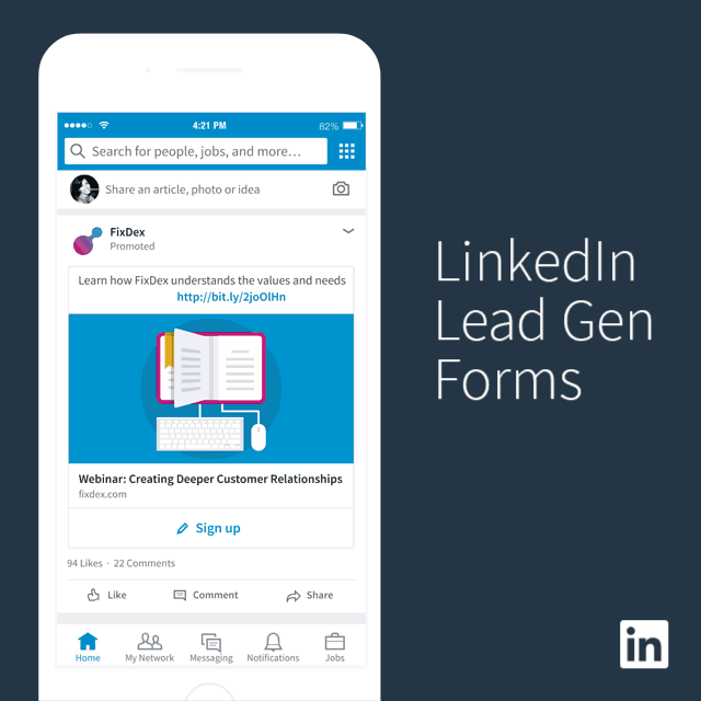 LinkedIn Lead Gen Forms