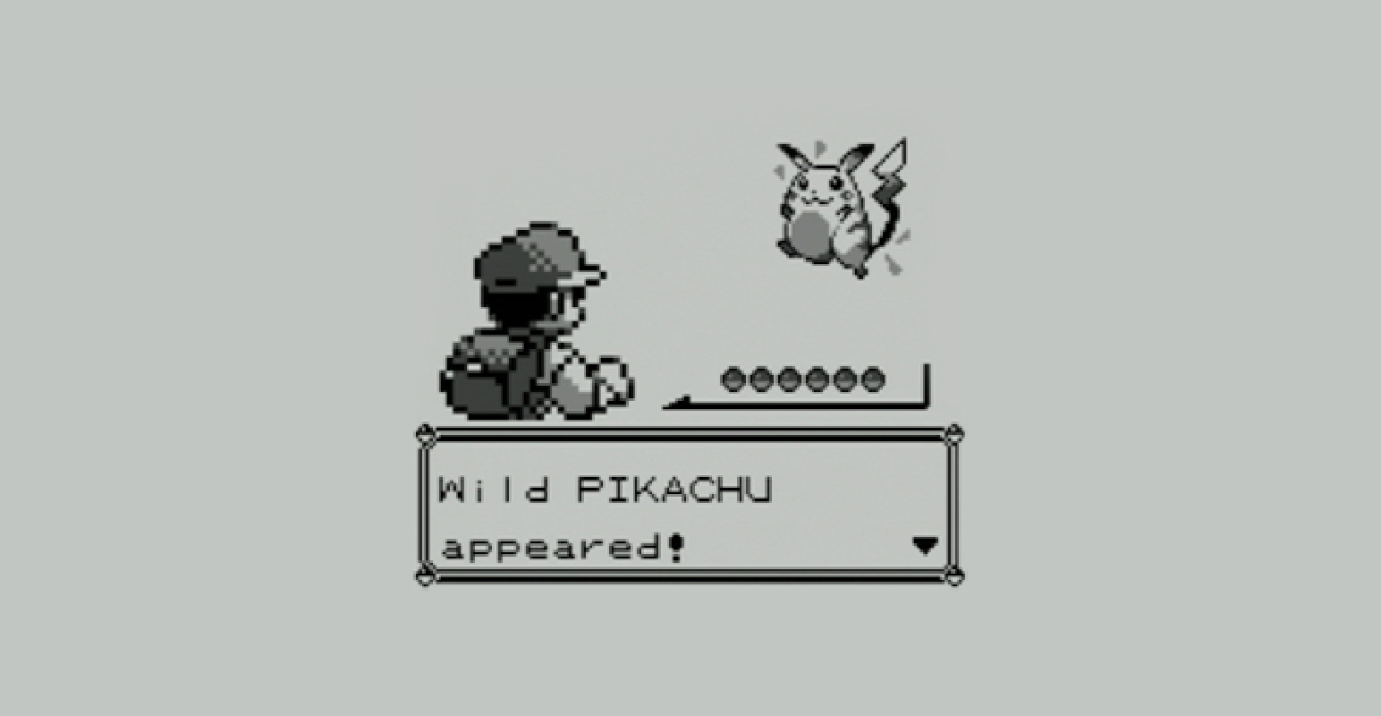 A screenshot of Pokémon Red/Blue gameplay