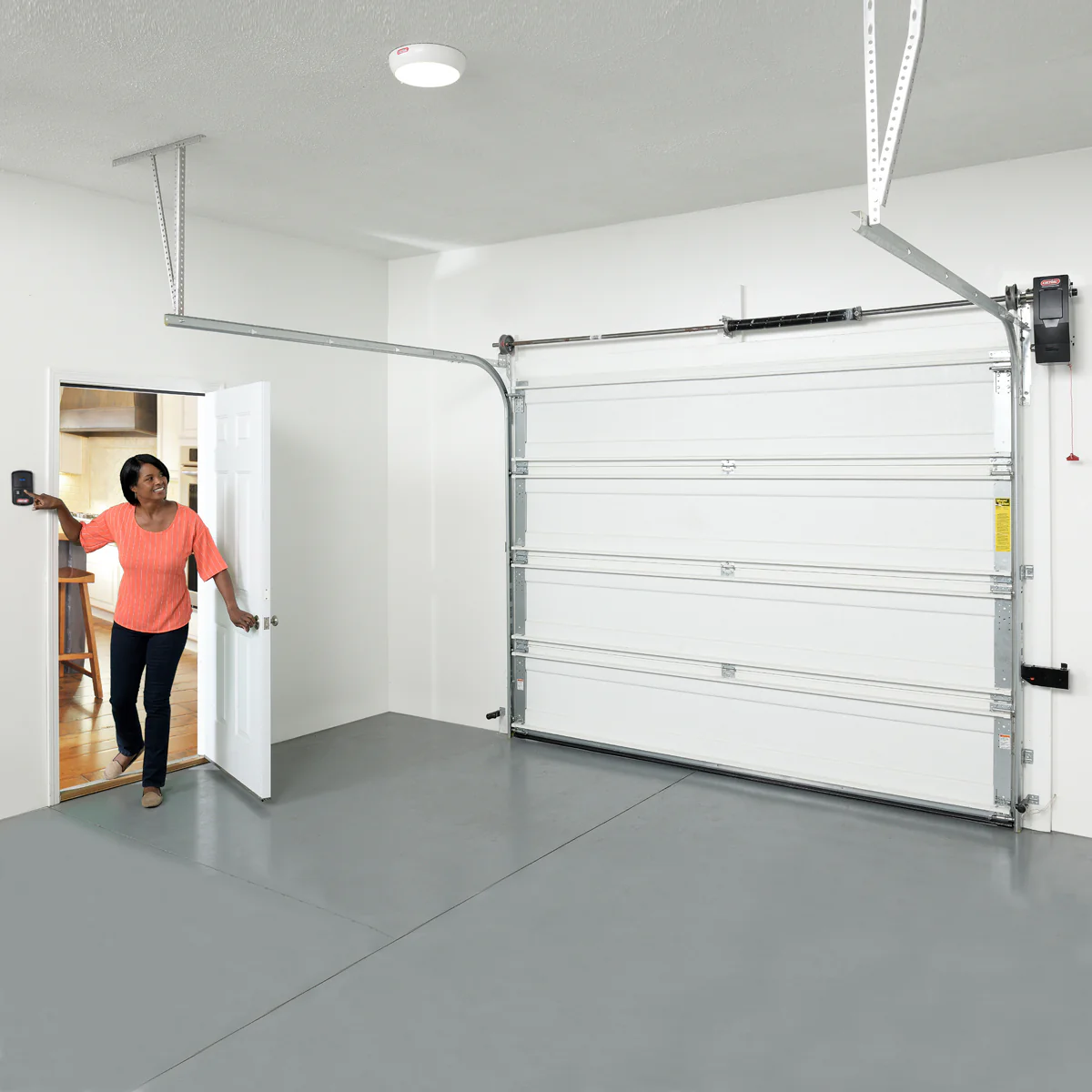 how to adjust garage door opener