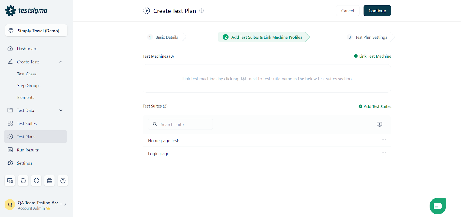 Step 5- How to Test Browser Compatibility Using Testsigma? 