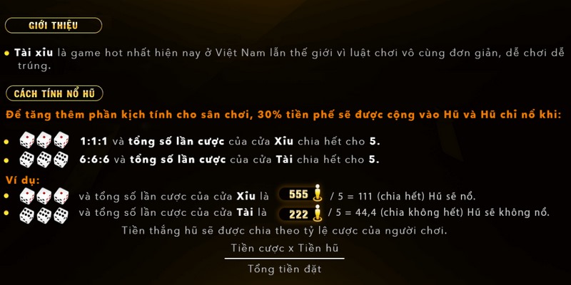 Quy luật cần nắm khi chơi nổ hũ tài xỉu 68gamebai