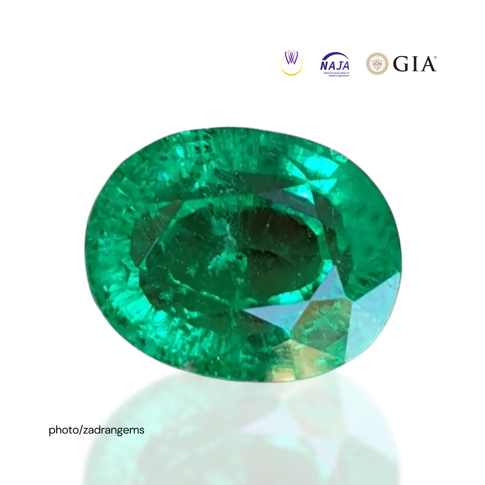 Vibrant green Afghan emeralds from the Panjshir Valley, renowned for their intense color and clarity