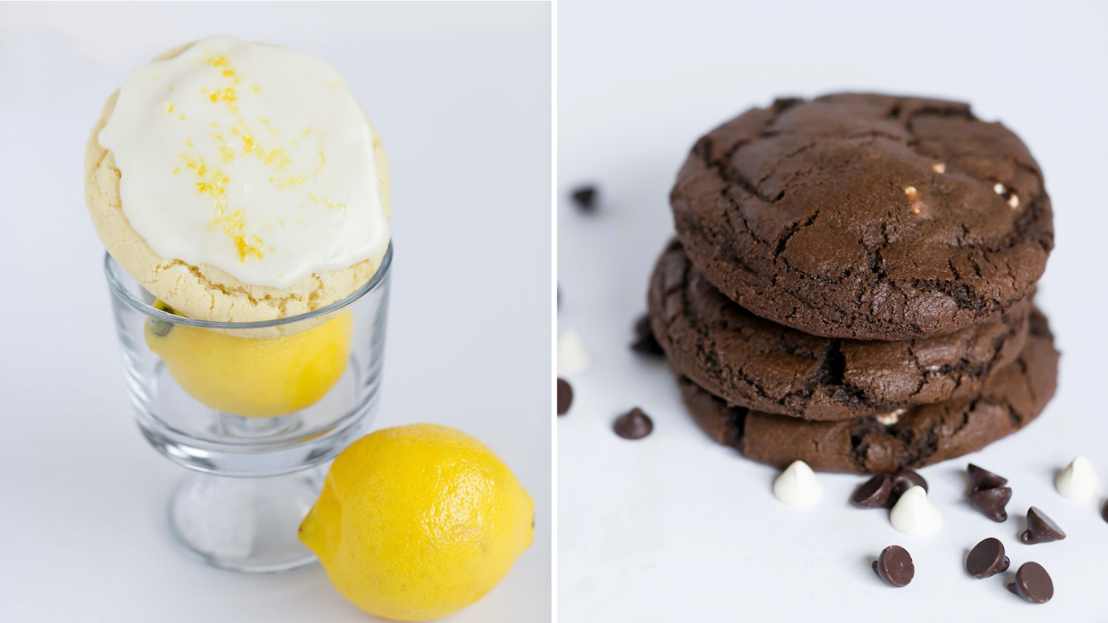 A lemon and chocolate cookie from Süss Cookie Co. in Midway, Utah.