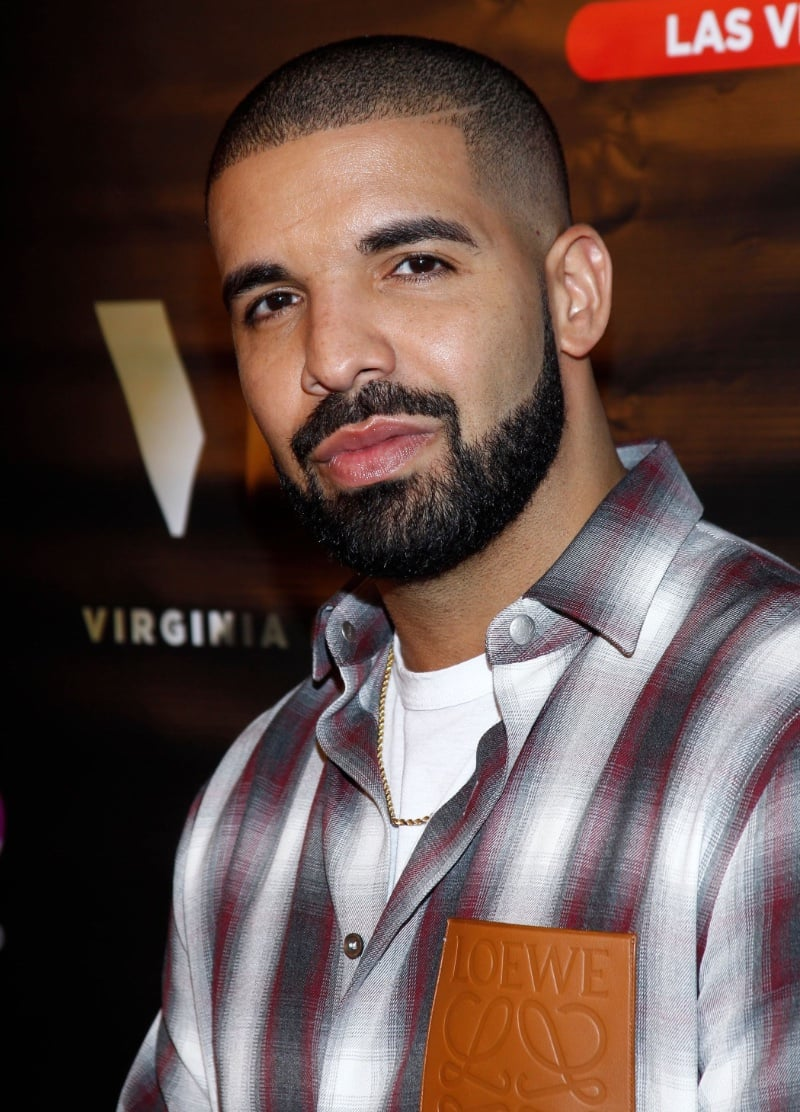 Picture of Drake wearing the stunning combo