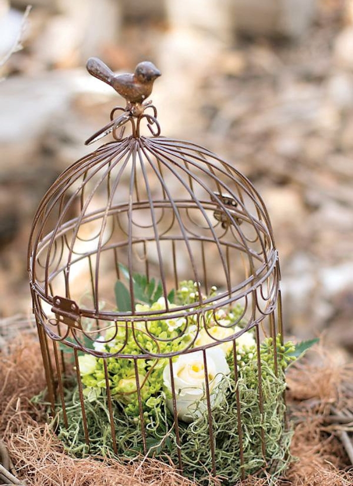 bird cage centerpiece