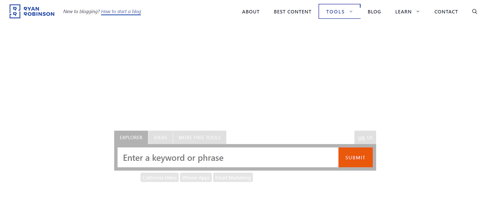 Ryrob Keyword Tool