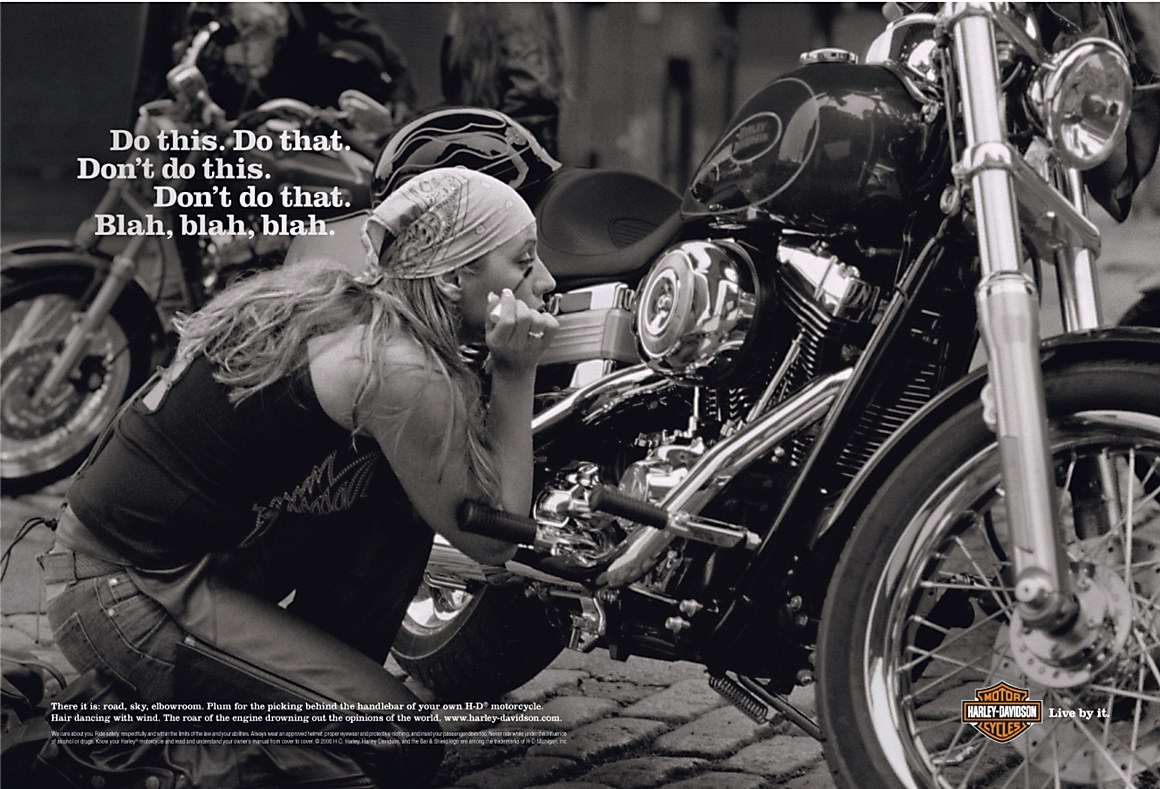 Harley davidson ad