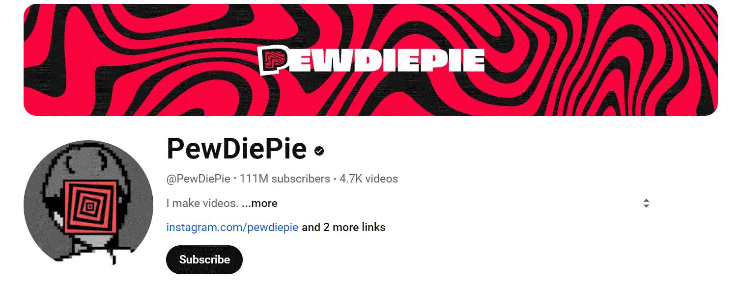 PewDiePie YouTube Channel