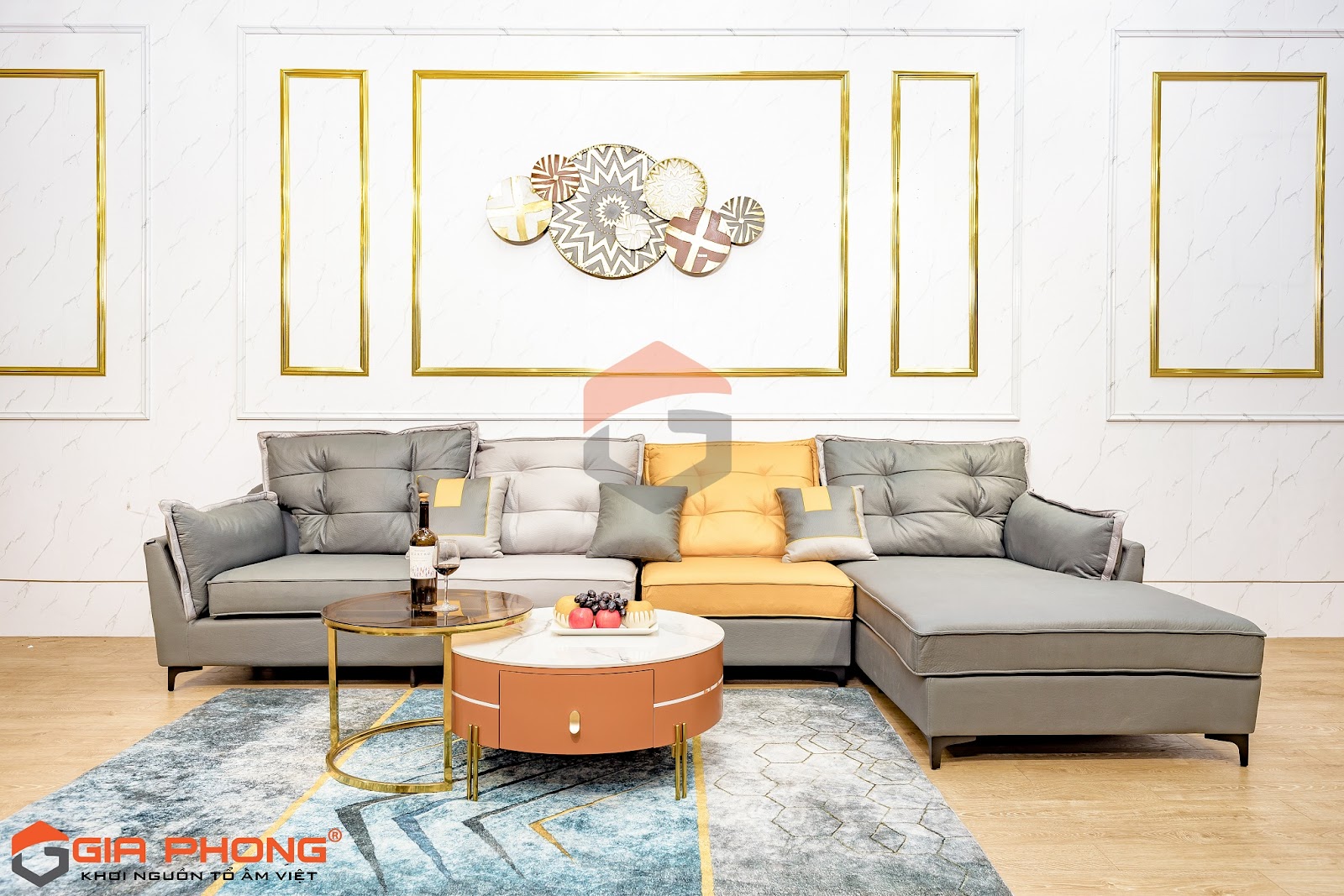 Top 50+ mẫu sofa nỉ giả da đẹp cho phòng khách tiện nghi